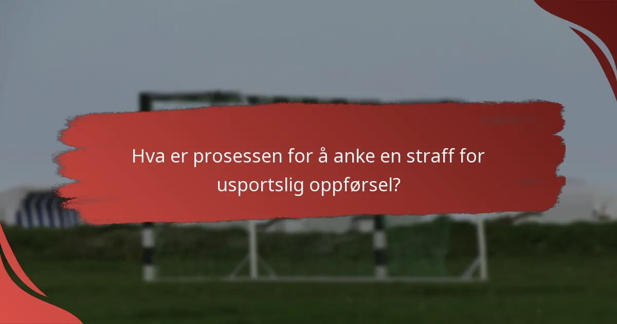 Hvordan håndheves straff for usportslig oppførsel i strandfotball?
