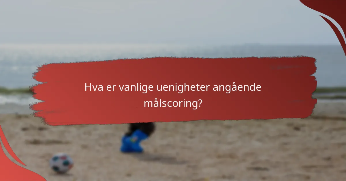 Hvilke faktorer påvirker beslutninger om målscoring?
